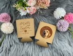 23. Personalized Dog Koozies - Light Brown